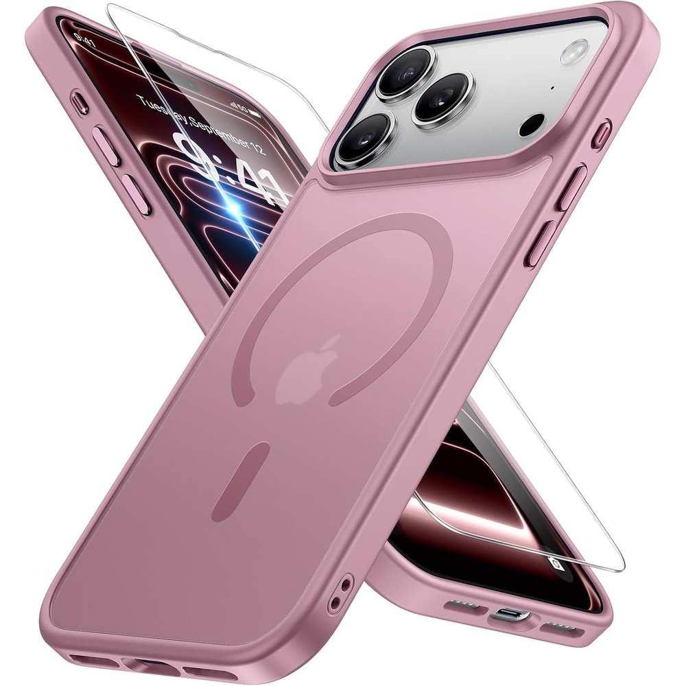 image:imageMiracase for iPhone 16 Pro Max Matte Series Case Magnetic LavenderBlackcurrant
