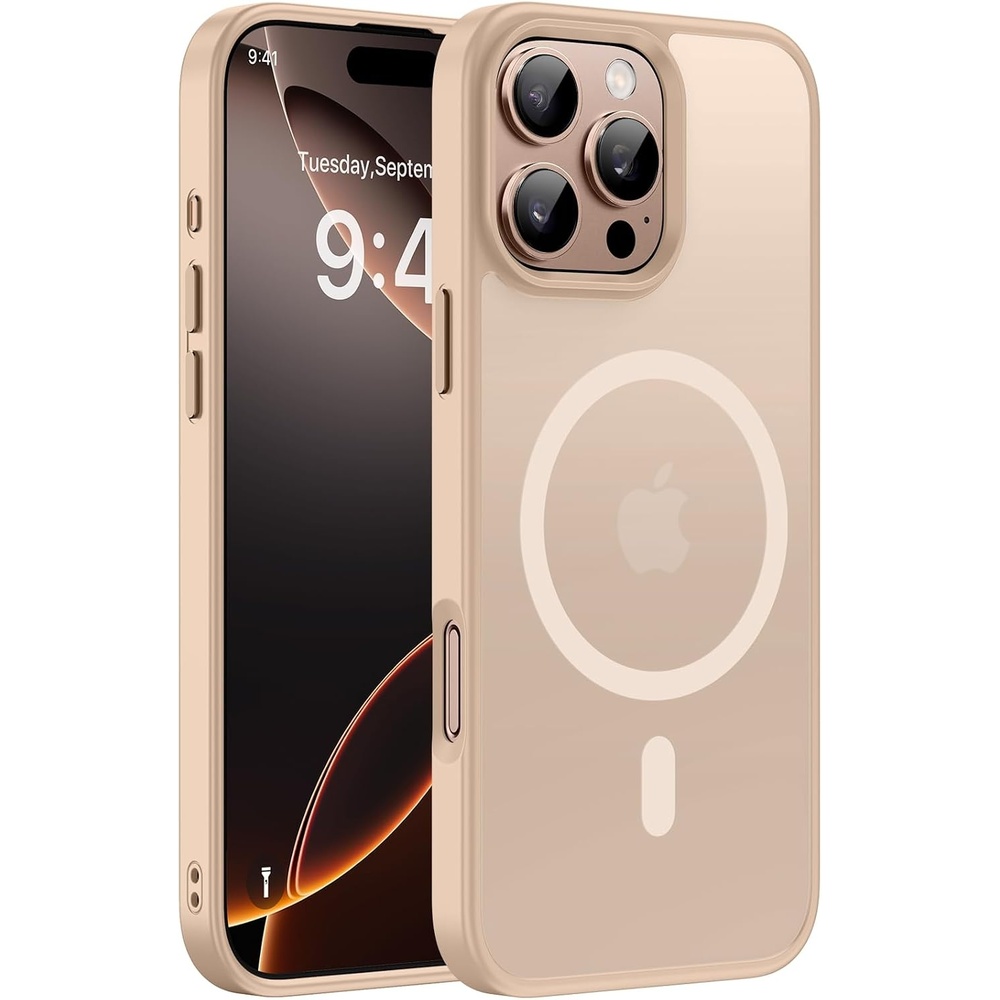 image:imageMiracase for iPhone 16 Pro Max Matte Series Case Magnetic LavenderGold