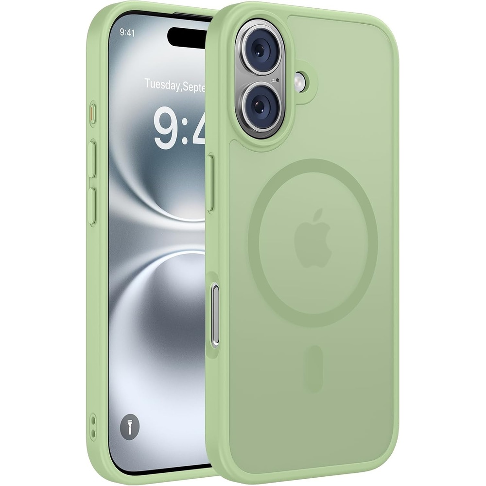 image:imageMiracase for iPhone 16 Pro Max Matte Series Case Magnetic LavenderGreen