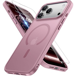 Miracase for iPhone 16 Pro Max Matte Series Case, Magnetic, Lavender(Blackcurrant)