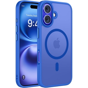 Miracase for iPhone 16 Pro Max Matte Series Case, Magnetic, Lavender(Blue)