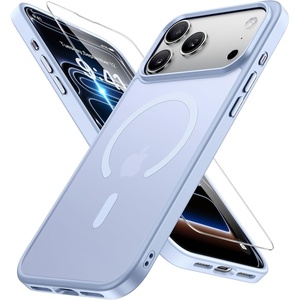 Miracase for iPhone 16 Pro Max Matte Series Case, Magnetic, Lavender(Clove Purple)