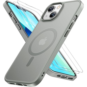 Miracase for iPhone 16 Pro Max Matte Series Case, Magnetic, Lavender(Gray)