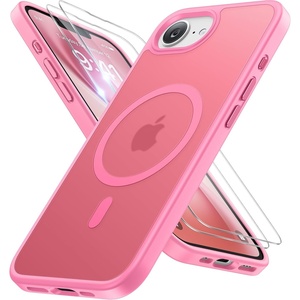Miracase for iPhone 16 Pro Max Matte Series Case, Magnetic, Lavender(Hot Pink)