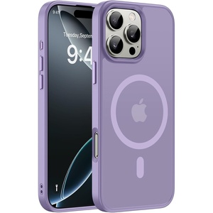Miracase for iPhone 16 Pro Max Matte Series Case, Magnetic, Lavender(Lavender)