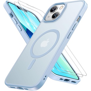 Miracase for iPhone 16 Pro Max Matte Series Case, Magnetic, Lavender(Light Blue)