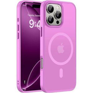 Miracase for iPhone 16 Pro Max Matte Series Case, Magnetic, Lavender(Violett)