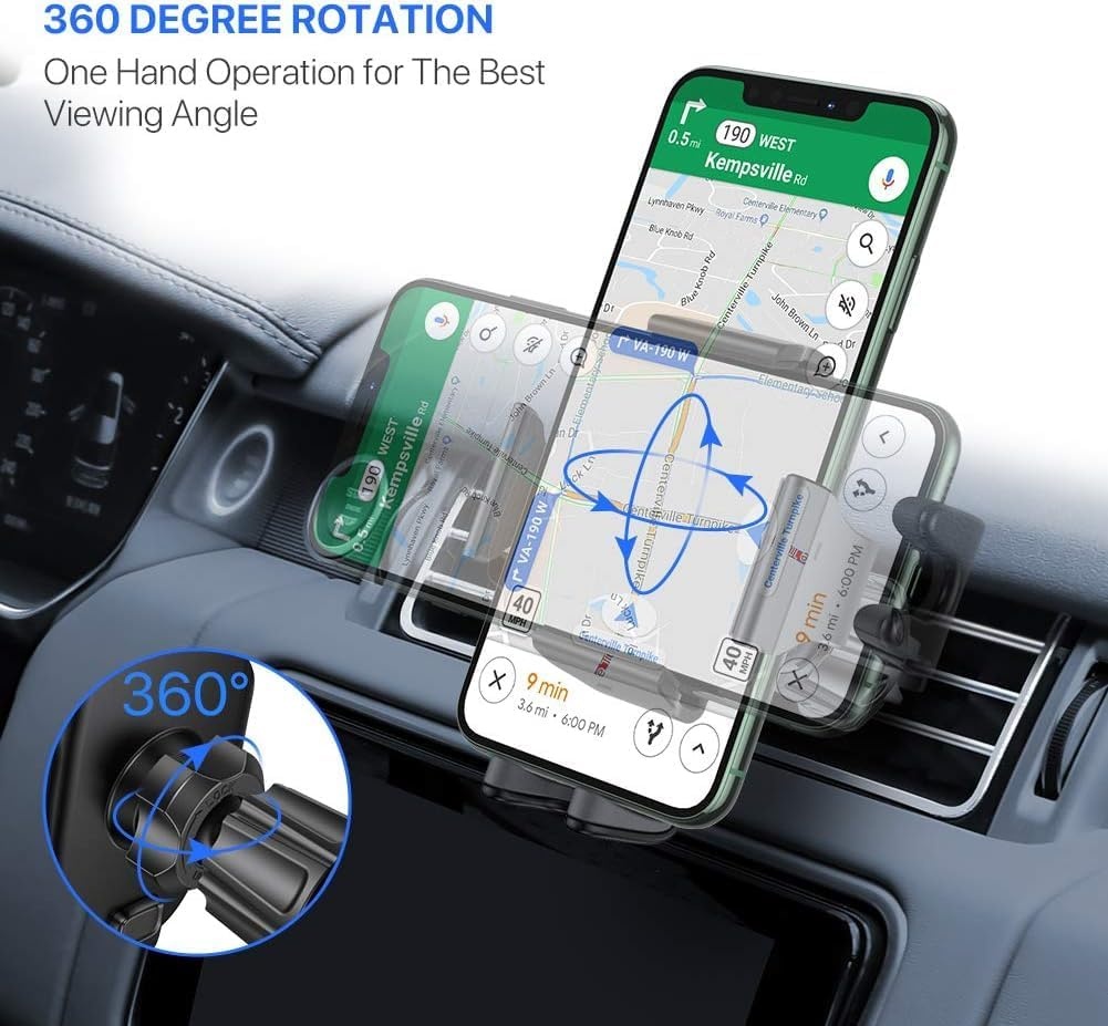 image:imageMiracase Phone Holders for Your Car Dashboard Windshield 65LBS Strongest Suction Universal Long Arm Cell Phone Holder Automobile Cradle for iPhone 18 Pro Max 17 16 15 14 Android Garmin GPSBlack