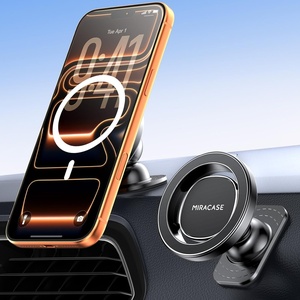 Miracase Phone Holders for Your Car Dashboard Windshield, [65+LBS Strongest Suction] Universal Long Arm Cell Phone Holder Automobile Cradle for iPhone 18 Pro Max 17 16 15 14 Android Garmin GPS(Graphite)