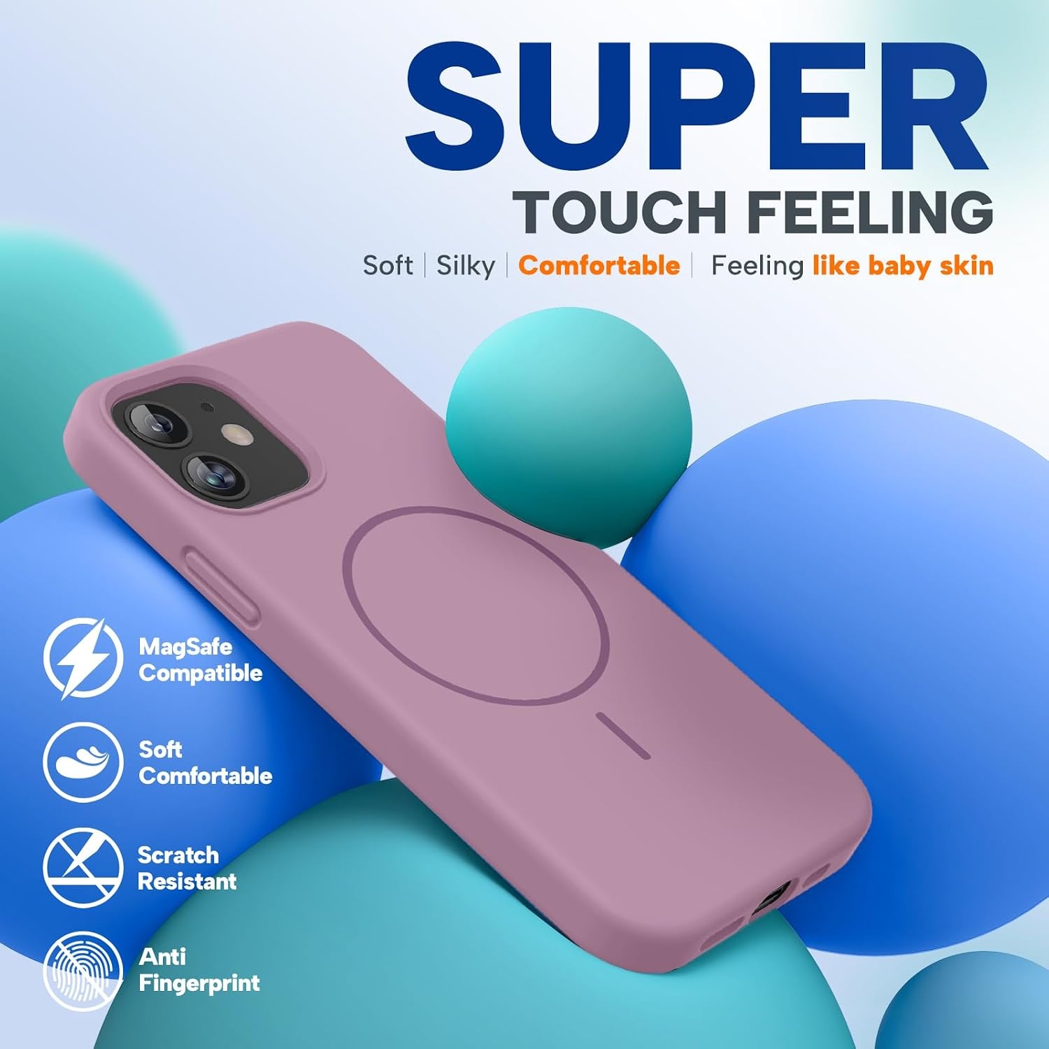 image:imageMiracase Magnetic for iPhone 12 CaseiPhone 12 Pro Case Blackcurrant