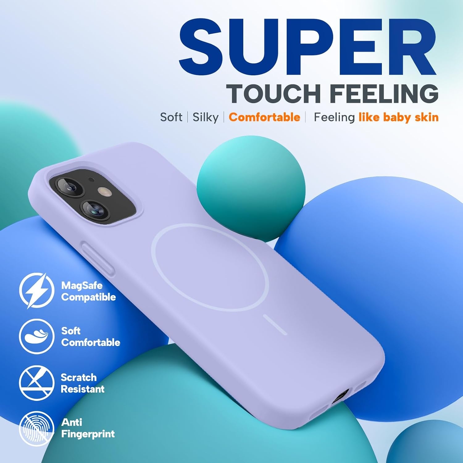 image:imageMiracase Magnetic for iPhone 12 CaseiPhone 12 Pro Case Violet