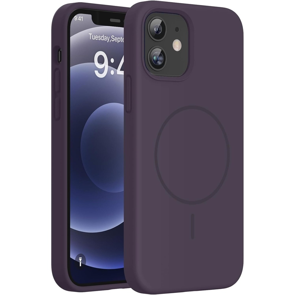 image:imageMiracase Magnetic for iPhone 12 CaseiPhone 12 Pro Case Dark Purple